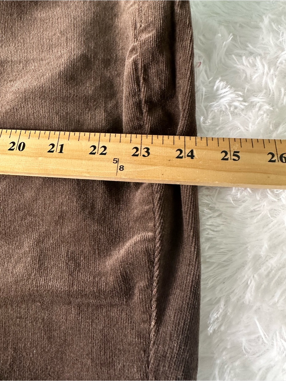 NYDJ Brown Corduroy Straight-Leg Women’s Pants - Picture 7 of 14